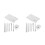 2Ensembles Kit Cam Rivet Durable Pour Briquet Argenté Usage Précis 6