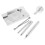 2Ensembles Kit Cam Rivet Durable Pour Briquet Argenté Usage Précis 11