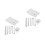 2Ensembles Kit Cam Rivet Durable Pour Briquet Argenté Usage Précis 8