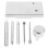 2Ensembles Kit Cam Rivet Durable Pour Briquet Argenté Usage Précis 3