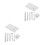 2Ensembles Kit Cam Rivet Durable Pour Briquet Argenté Usage Précis 5