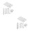 2Ensembles Kit Cam Rivet Durable Pour Briquet Argenté Usage Précis 4