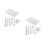 2Ensembles Kit Cam Rivet Durable Pour Briquet Argenté Usage Précis 7
