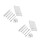 2Ensembles Kit Cam Rivet Durable Pour Briquet Argenté Usage Précis 9