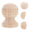 5Pièces Têtes Bois Escalier Beige Forme Ananas Décorative 11