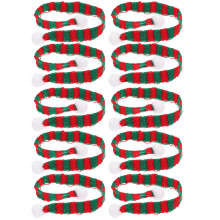 50Pièces Écharpes Décoratives En Tricot Pour Fêtes De