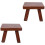 2Pièces Petit Multifonction Bois Café Pour Salon Bureau 3