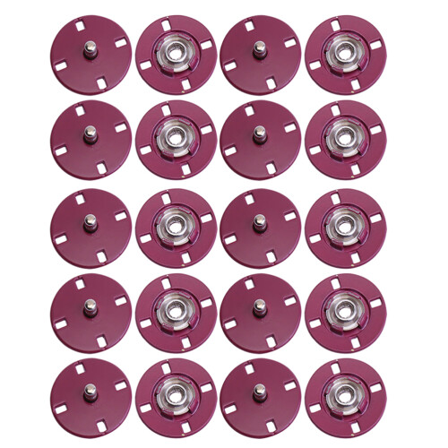 50Ensembles Boutons Rivets Zinc Style Manteau 2