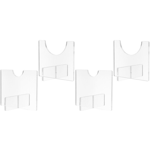 4Pièces Support De Batte Transparent En Pour Usage Ballon 1