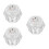 3Pièces Boutons De Robinet De Douche En Pour Bain 10