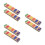 6Pièces Harmonica Enfants Bois 16 Trous Coloré Compact Pour Débutants 5