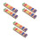 6Pièces Harmonica Enfants Bois 16 Trous Coloré Compact Pour Débutants 9