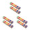 6Pièces Harmonica Enfants Bois 16 Trous Coloré Compact Pour Débutants 8