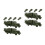 12Pièces Jouets Mini PP Olive Vert Décor Educatif 10