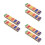 6Pièces Harmonica Enfants Bois 16 Trous Coloré Compact Pour Débutants 4