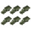 12Pièces Jouets Mini PP Olive Vert Décor Educatif 2