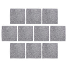 50Pcs Grey Microfiber Dish Towels Kitchen Hand Towels for Dishwashing
