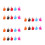 30Pcs ABS Plastic Miniature Fire for DIY Town Accessories 10