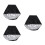 3Pcs Waterproof Black Oxford Bikes Trailer Cover Durable Protector 8