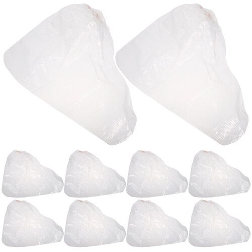 30Pairs Durable Transparent Disposable Shoe Boot Covers for Rain