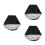 3Pcs Waterproof Black Oxford Bikes Trailer Cover Durable Protector 9