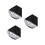 3Pcs Waterproof Black Oxford Bikes Trailer Cover Durable Protector 6
