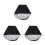 3Pcs Waterproof Black Oxford Bikes Trailer Cover Durable Protector 4