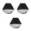 3Pcs Waterproof Black Oxford Bikes Trailer Cover Durable Protector 5