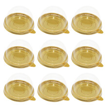 300Pcs Assorted Color Small Cake Container Food Grade Pet Box