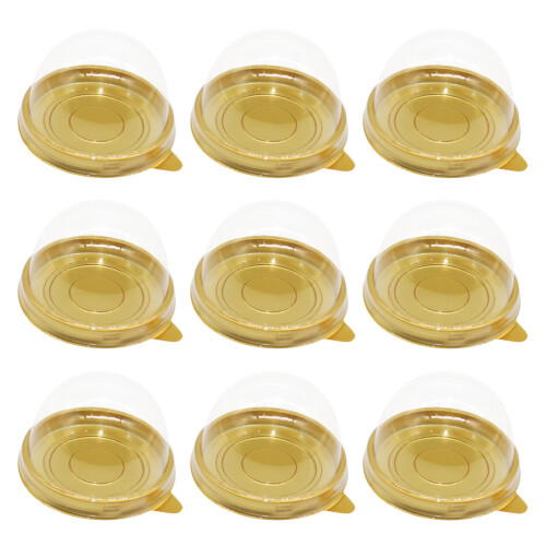 300Pcs Assorted Color Small Cake Container Food Grade Pet Box