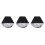 3Pcs Waterproof Black Oxford Bikes Trailer Cover Durable Protector 10