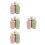 12Pcs Refillable Shampoo Bottles Pe Plastic Travel Set Assorted Colors 9