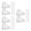 30Pairs Durable Transparent Disposable Shoe Boot Covers for Rain 8
