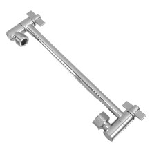 5Pcs Silver Stainless Steel Flexible Wall Mounted Shower Arm Extension
