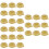 300Pcs Assorted Color Small Cake Container Food Grade Pet Box 9