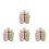 12Pcs Refillable Shampoo Bottles Pe Plastic Travel Set Assorted Colors 6