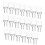 100Pcs Transparent Plastic Wand Tips for Blinds Easy DIY Installation 2