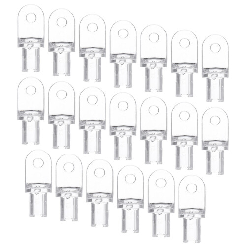 100Pcs Transparent Plastic Wand Tips for Blinds Easy DIY Installation 1