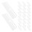 50Pcs White PVC Blind Fixer Tabs Vertical Blind Mounting Hardware Kit 1