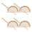16Pcs Lightweight Wooden Protractor Tools for Kids Teaching and DIY 1