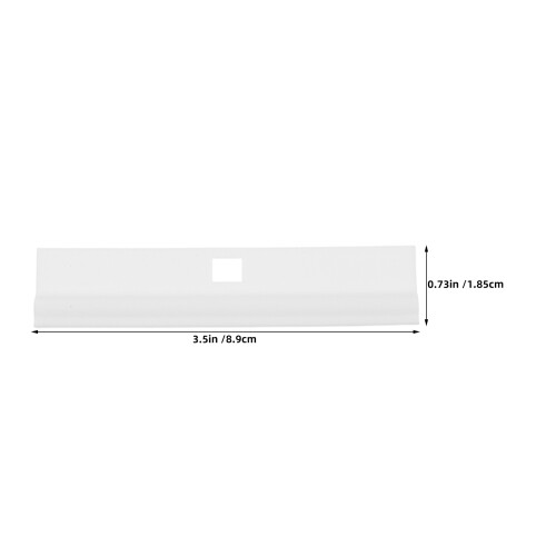 50Pcs White PVC Blind Fixer Tabs Vertical Blind Mounting Hardware Kit 1