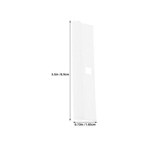 50Pcs White PVC Blind Fixer Tabs Vertical Blind Mounting Hardware Kit 2