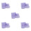 5Sets Lightweight Lavender Foam Photo Props Geometric Small Backdrop 8