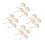 16Pcs Lightweight Wooden Protractor Tools for Kids Teaching and DIY 5