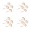 16Pcs Lightweight Wooden Protractor Tools for Kids Teaching and DIY 8