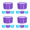 16Pcs Assorted Color Denture Holder Case PP Seal Retainer Storage 4