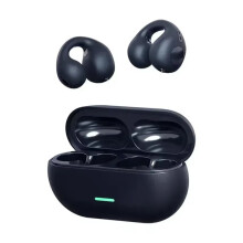 Auriculares Inalámbricos  5.3 de Conducción Ósea con Clip para la Oreja, Cancelación de Ruido, Llamadas HD, Deportivos, para Juegos, B