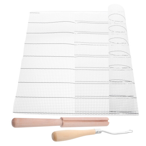 4Ensembles Canevas Plastic Pour Broderie Tapis Coloré 1