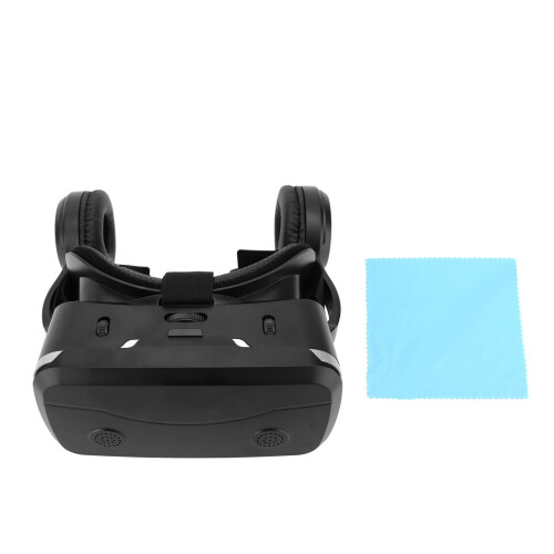 Casco de realidad virtual 3D - Plástico, tamaño ajustable, negro 1