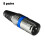 XLR 3-Pin Female Audio Connectors Multi-Function Cable Sockets for Video and Audio Connections Portable and Practical 5